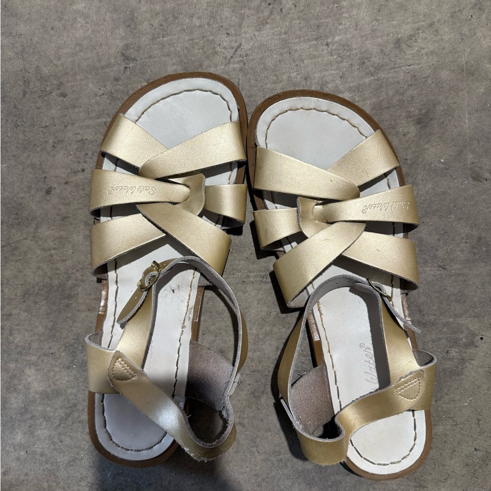 Salt Water Sandals by Hoy - Gold Women's Sandals